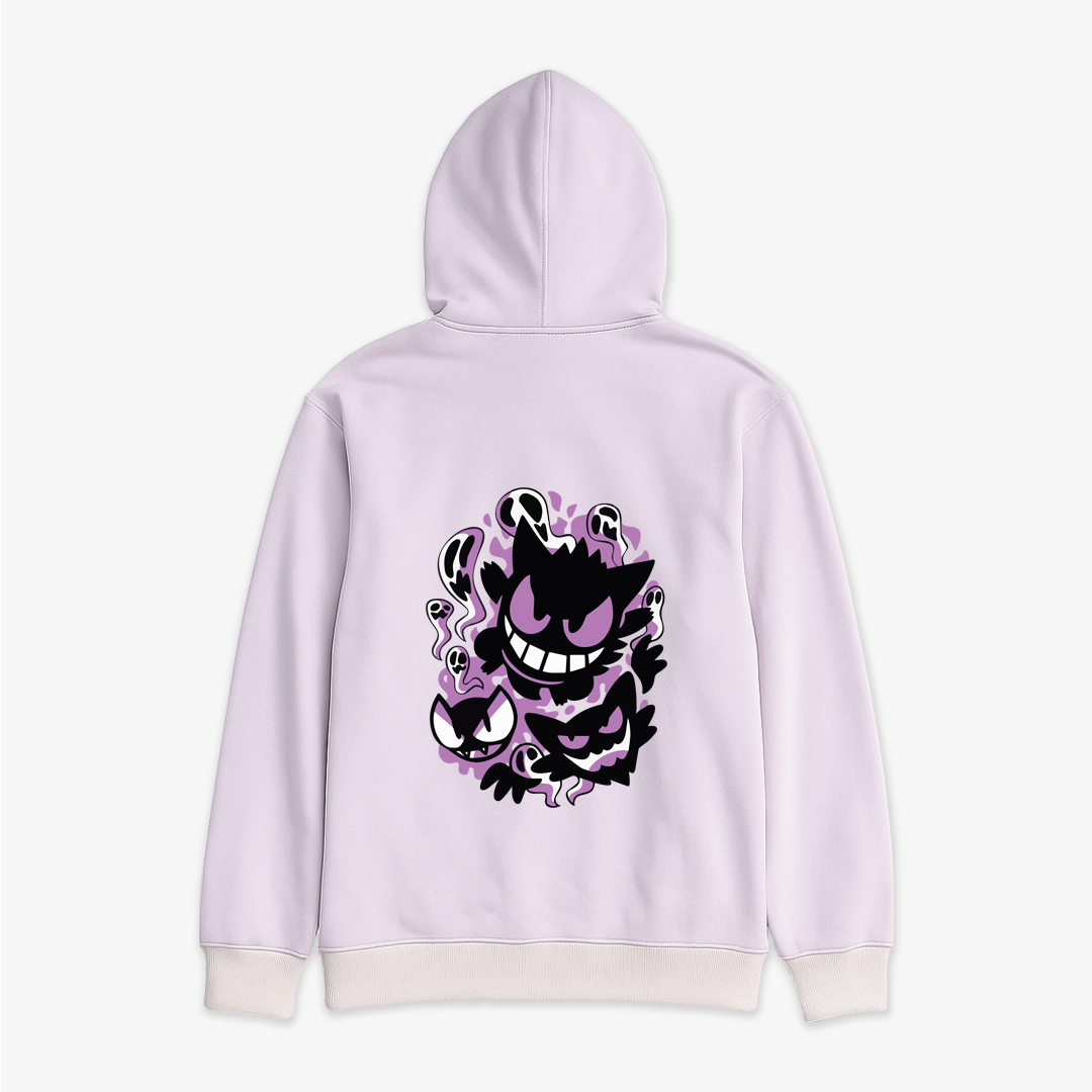 Gengar Pokemon - Printed Oversized Hoodie